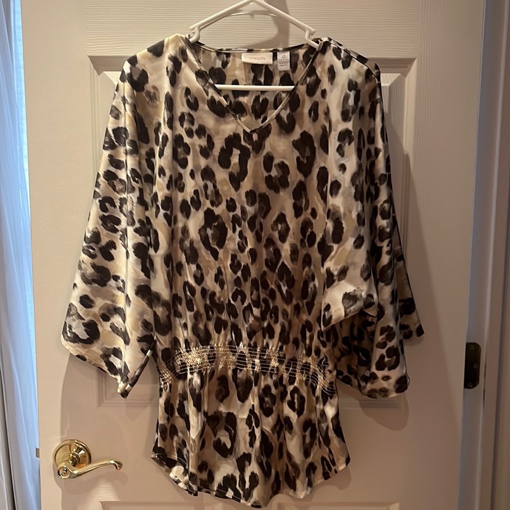 Chico Snow Leopard Top size 0